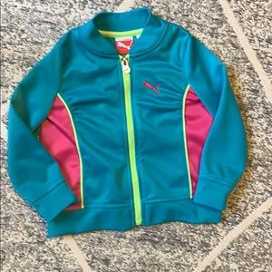 Toddler girls Puma track jacket 18m